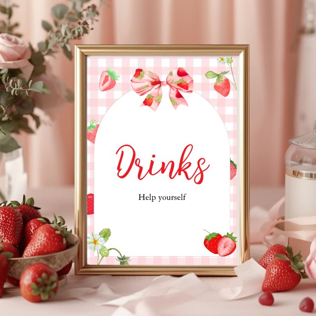 Someone Berry Sweet  | Drinks Table Sign (Creator Uploaded)