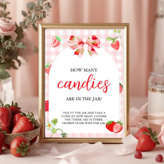 Someone Berry Sweet  | Guess How Many Table Sign
