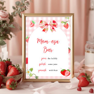 Someone Berry Sweet Mum-osa Bar Table Sign