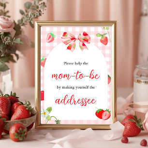 Someone Berry Sweet Mum-To-Be Table Sign