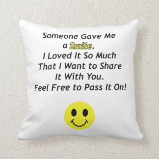 Someone Gave Me a Smile with Face Cushion