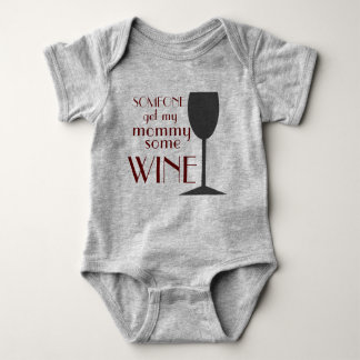 Someone get mummy some wine! baby bodysuit