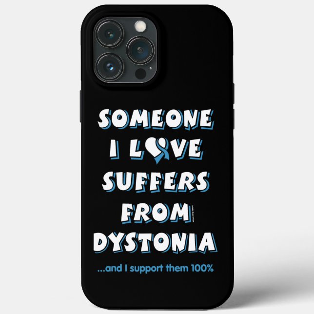 Someone I Love...Dystonia Case-Mate iPhone Case (Back)