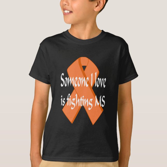 Someone I Love Kids Dark T-Shirt (Front)
