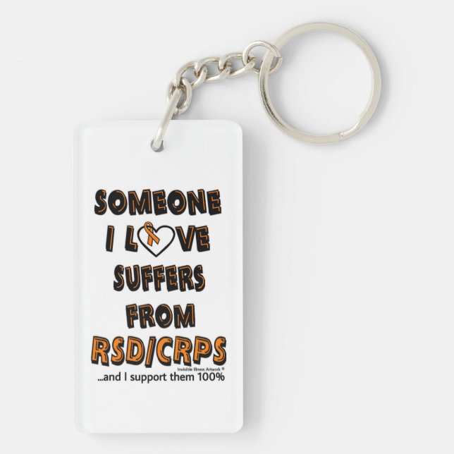 Someone I Love...RSD/CRPS Key Ring (Back)