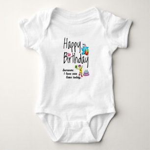 Someone I love was born today - Birthday Wishes Baby Bodysuit