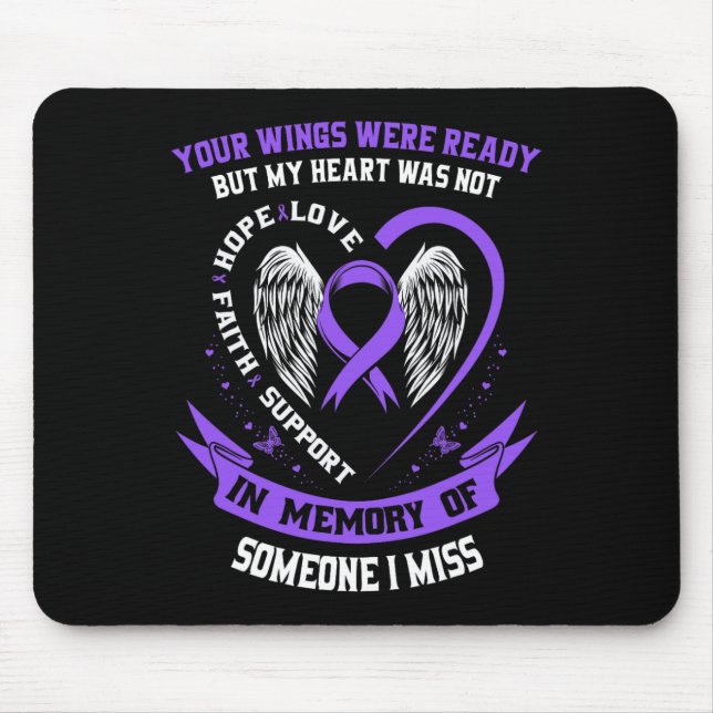 Someone I Miss Overdose Awareness Items Addiction  Mouse Pad (Front)