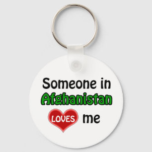 Someone in Afghanistan Loves me Key Ring