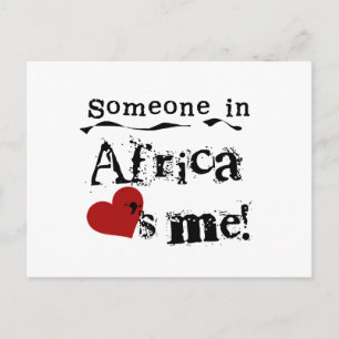 Someone In Africa Loves Me Postcard