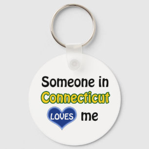 Someone in Connecticut Loves Key Ring