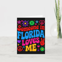 Someone In Florida Loves Me Boho Floral Peaceful C