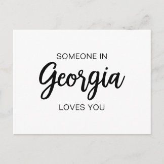 Someone in Georgia loves you - Post Card