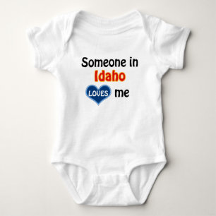 Someone in Idaho loves me Baby Bodysuit