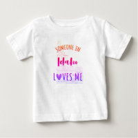 Someone In Idaho Loves Me Map Baby T shirt