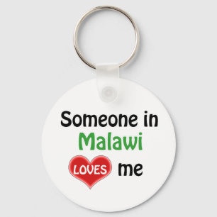 Someone in Malawi Loves me Key Ring