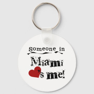 Someone in Miami Key Ring