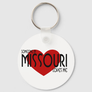 Someone in Missouri Loves Me! Key Ring