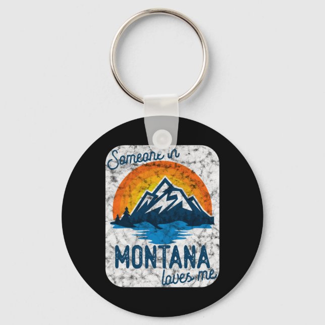 Someone In Montana Loves Me Performance Key Ring (Front)