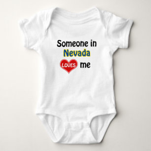 Someone in Nevada loves me Baby Bodysuit
