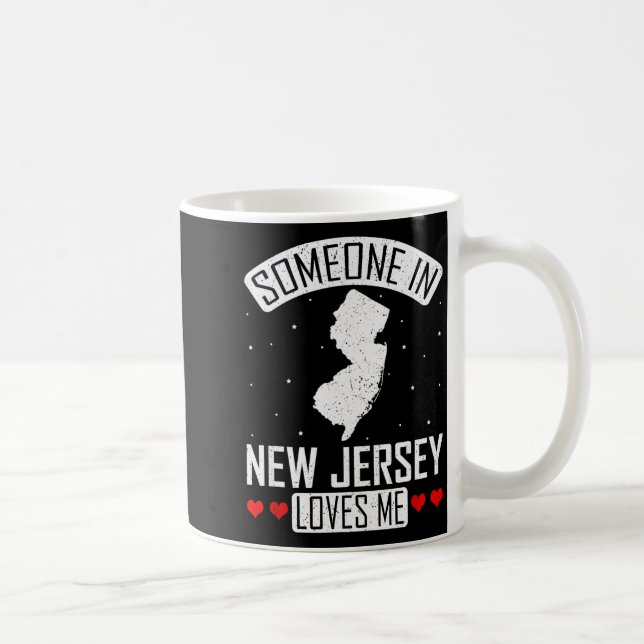 Someone In New Jersey Loves Me Nj State Souvenir G Coffee Mug (Right)