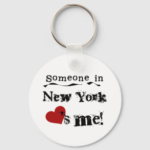 Someone In New York Loves Me Key Ring