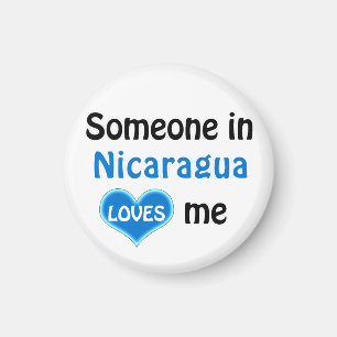 Someone in Nicaragua loves me Magnet