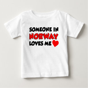 Someone In Norway Loves Me Baby T-Shirt