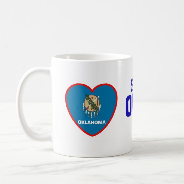 Someone In Oklahoma Loves Me Coffee Mug (Left)