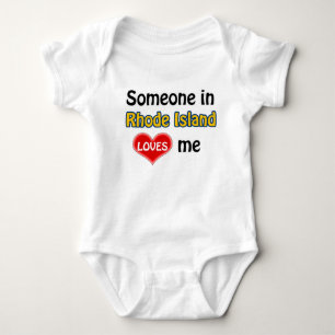 Someone in Rhode Island loves me Baby Bodysuit
