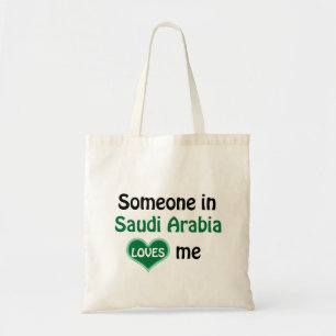 Someone in Saudi Arabia loves me Tote Bag