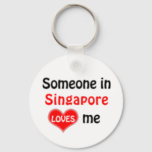 Someone in Singapore Loves Key Ring