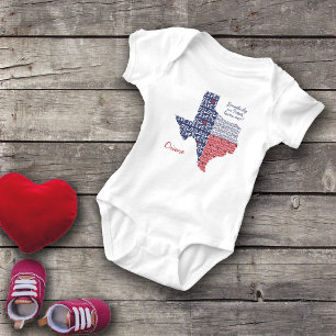 Someone in Texas Loves Me Baby Bodysuit