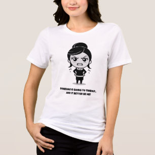 Someone is Going to Timeout Tri-Blend Shirt