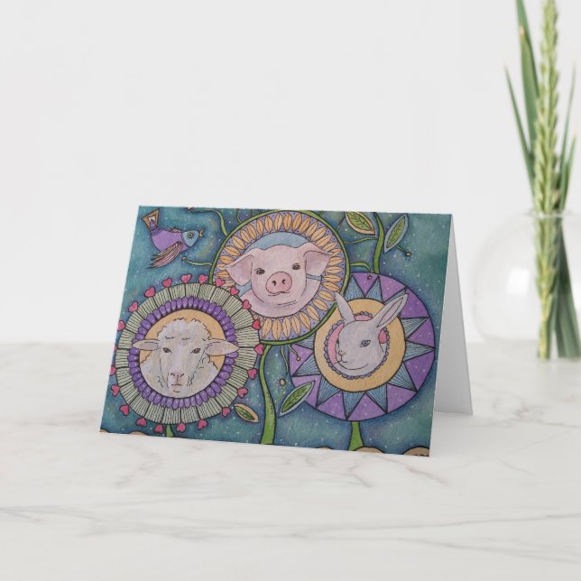 'Someone Not Something' greeting card (Front)