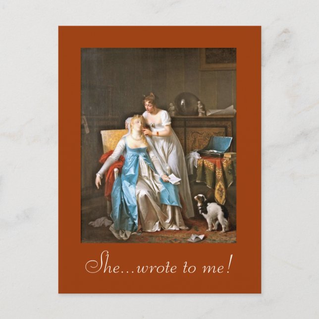 Someone sent a letter?!! postcard (Front)