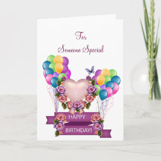 Someone Special Birthday Card