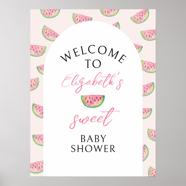 Someone Sweet is on the way, Baby shower, Sweet Ba Poster (Front)