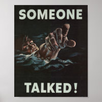 Someone Talked World War 2 Poster