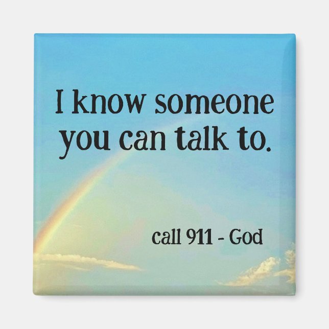 Someone to Talk To Magnet (Front)