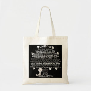 SOMEONE Tree Tote Bag