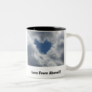 Someone Up There Loves You Two-Tone Coffee Mug