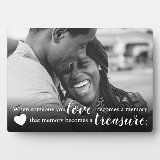 Someone you Love Quote | Family Couple Photo Plaque (Front)