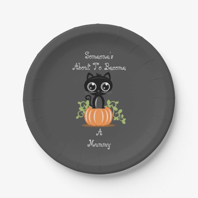 Someone's About To Become A Mummy Plates (Front)