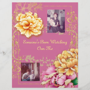 Someone's Been Watching Over Me Poem Paper