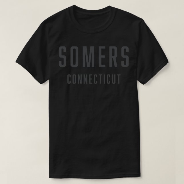 Somers Connecticut TShirt (Design Front)