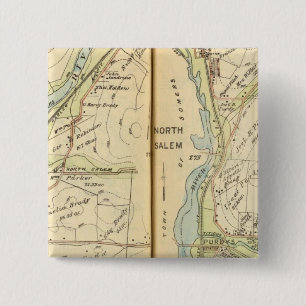 Somers, New York 2 15 Cm Square Badge