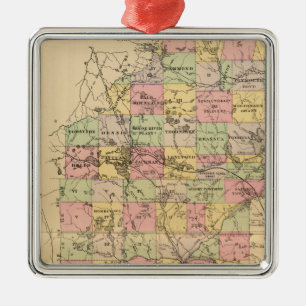 Somerset Co, Maine Metal Ornament