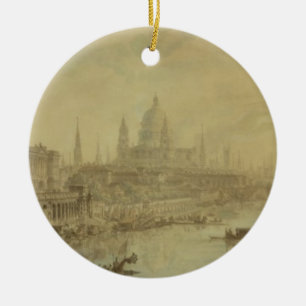 Somerset House, St. Paul's Cathedral and Blackfria Ceramic Ornament