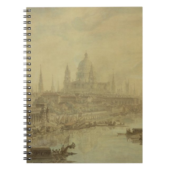 Somerset House, St. Paul's Cathedral and Blackfria Notebook (Front)
