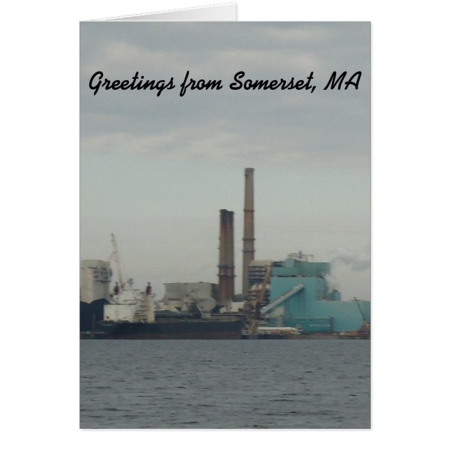 Somerset, MA Greeting Card (Front)